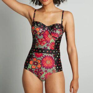 New! MOD CLOTH L The Pippa One-Piece Swimsuit